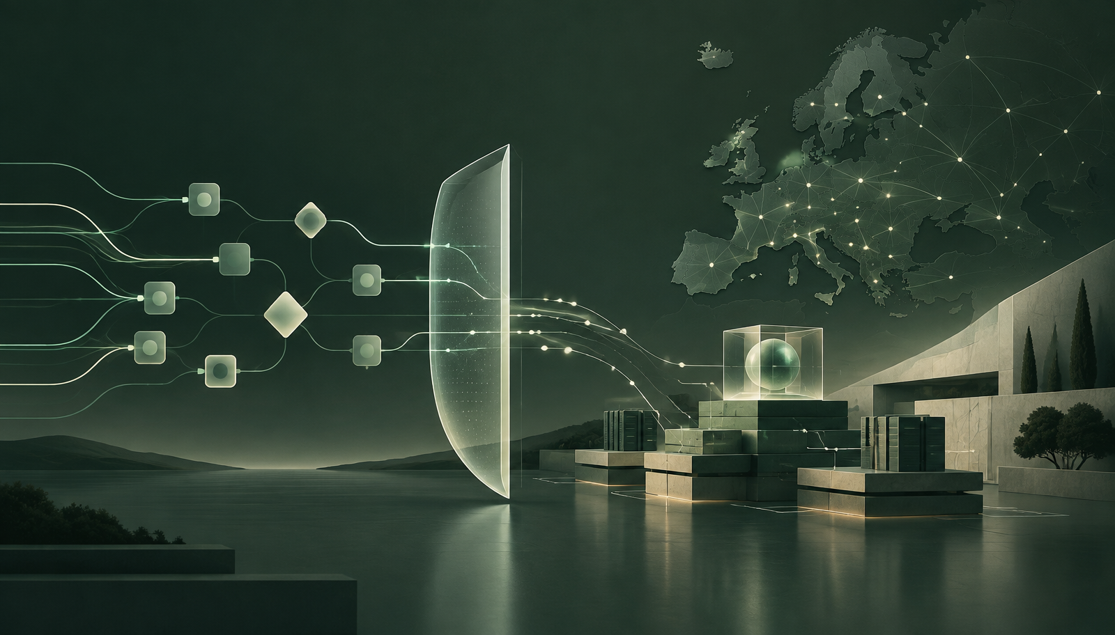 Colchix THEMIS sovereign System One model for real-time data protection and European AI governance